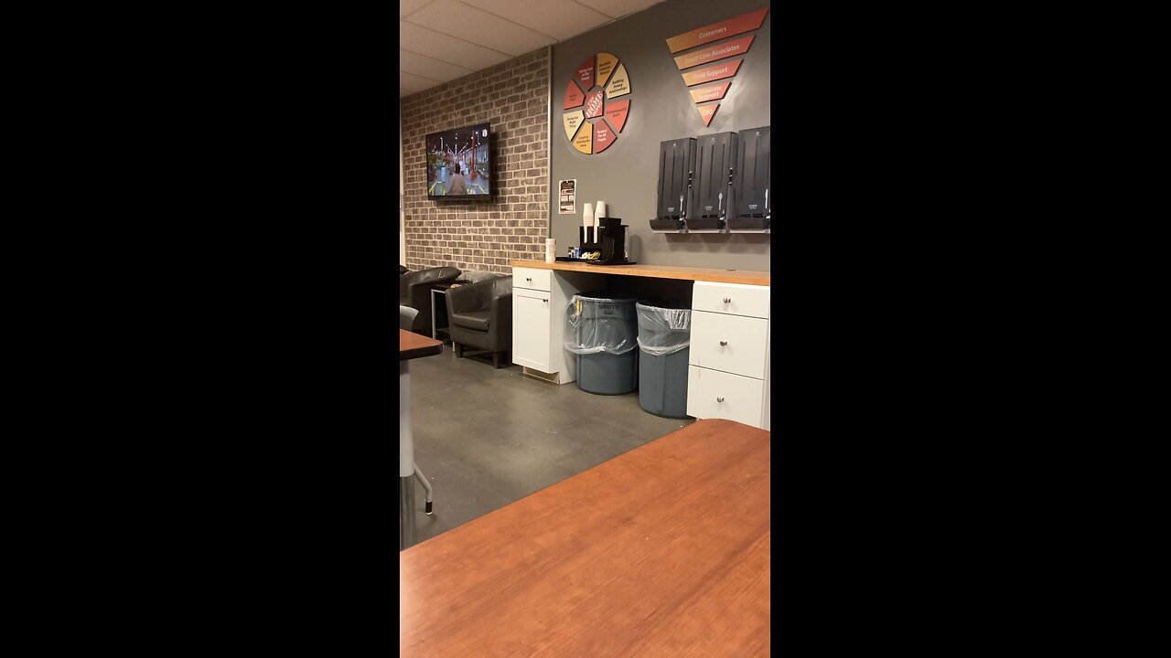 Home Depot break room