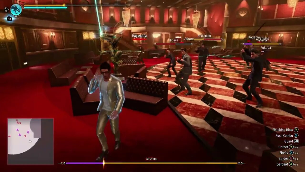 Like a Dragon Gaiden - Chapter 4 Cabaret Grand: Fight! "Where's Nishitani?", Hanawa Returns Cutscene