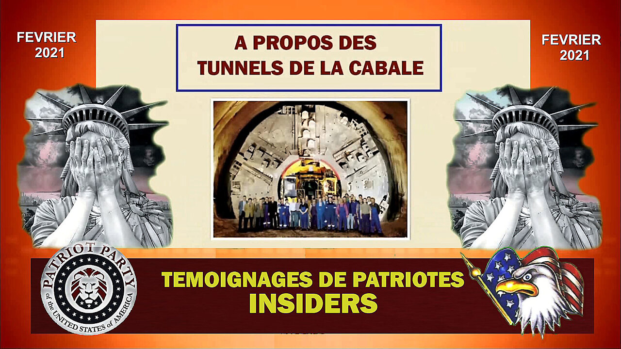 USA /Les Tunnels 01 (Dumbs) de la Cabale...Des "insiders" témoignent...02.2021 Lire descriptif (Hd 1080)