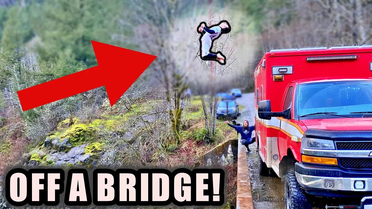 Cliff Jumping From an Ambulance??