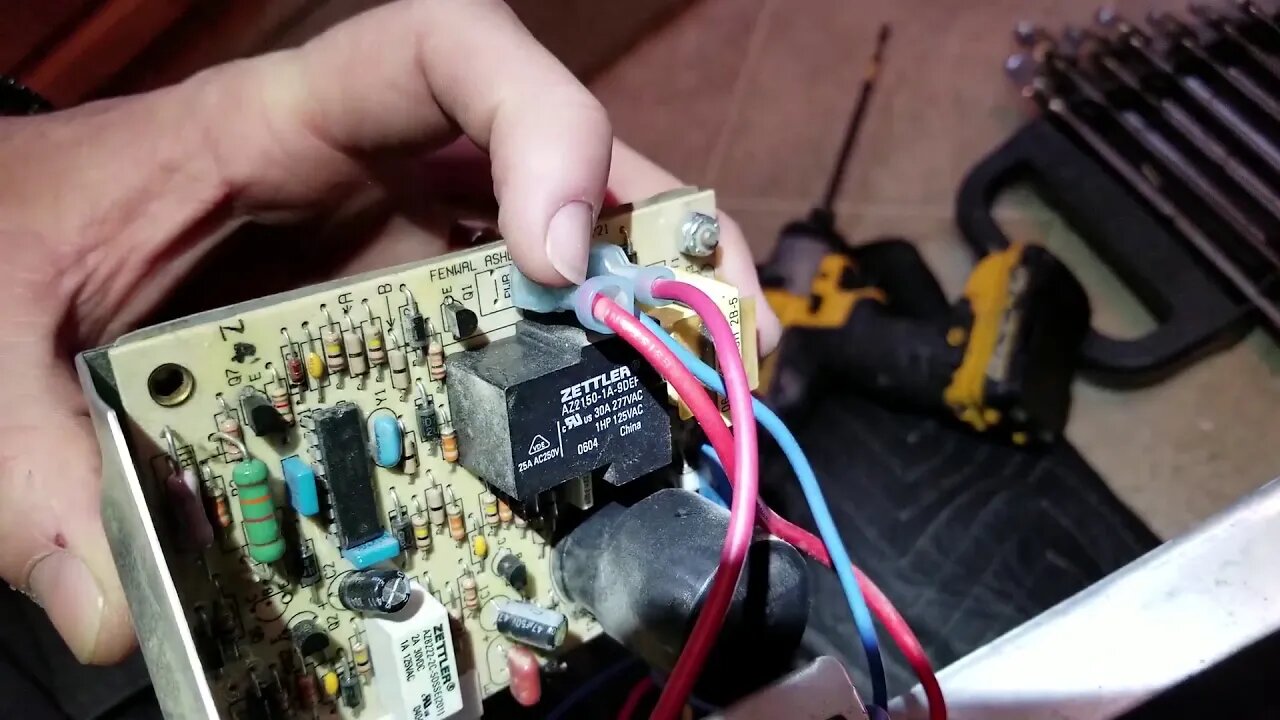 Failed Relay On Suburban SF-30F RV Furnace Control Board