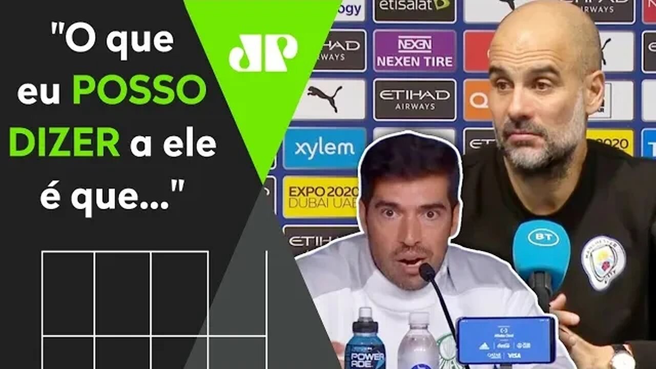 ELE É FO**! VEJA o que Abel Ferreira RESPONDEU a Guardiola após GAFE com o Palmeiras!