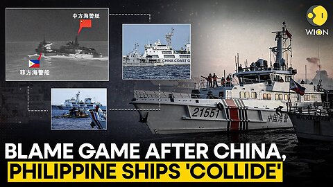 South China Sea tensions: Philippines, China trade blame after vessels collide in the disputed shoal