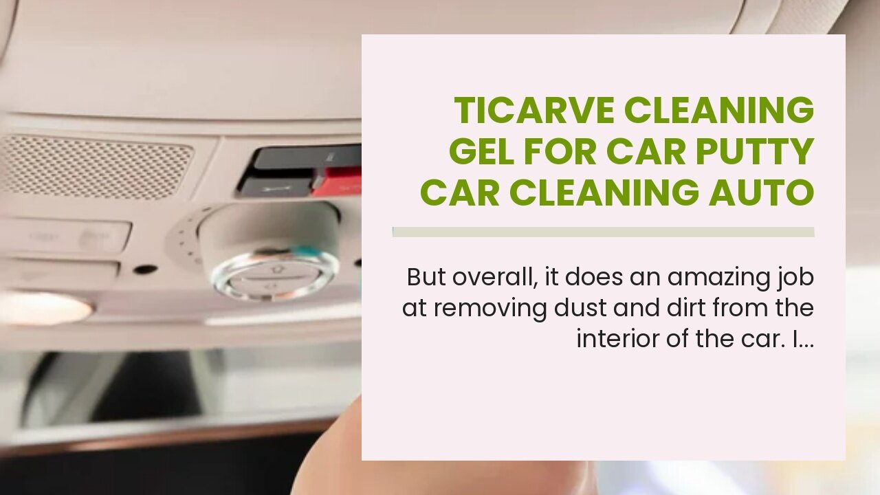 TICARVE Cleaning Gel for Car Putty Car Cleaning Auto Gel Detail Tools Car Interior Cleaner Univ...