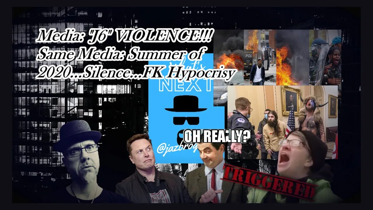 MEDIA: "J6" VIOLENCE!!! V 2020 RIOTS??? SILENCE...