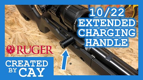 Ruger 10/22 - Extended Charging Handle - $5 Solution