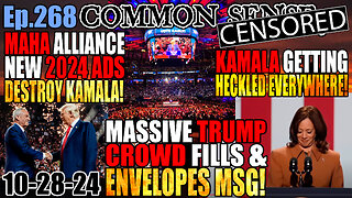 Ep.268 NY IN PLAY! MASSIVE Trump Crowd Fills/Envelopes MSG! New MAHA Alliance Ads DESTROY Kamala! Kamala Heckled Into Silence Everywhere She Goes! Dem Desperation Skyrockets! CIA Running Concentration Camps In Gaza?