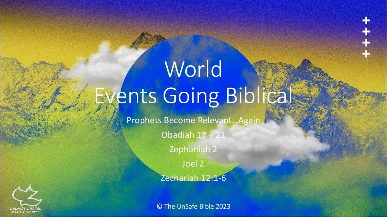 Zechariah 12:1-6 World Events Going Biblical