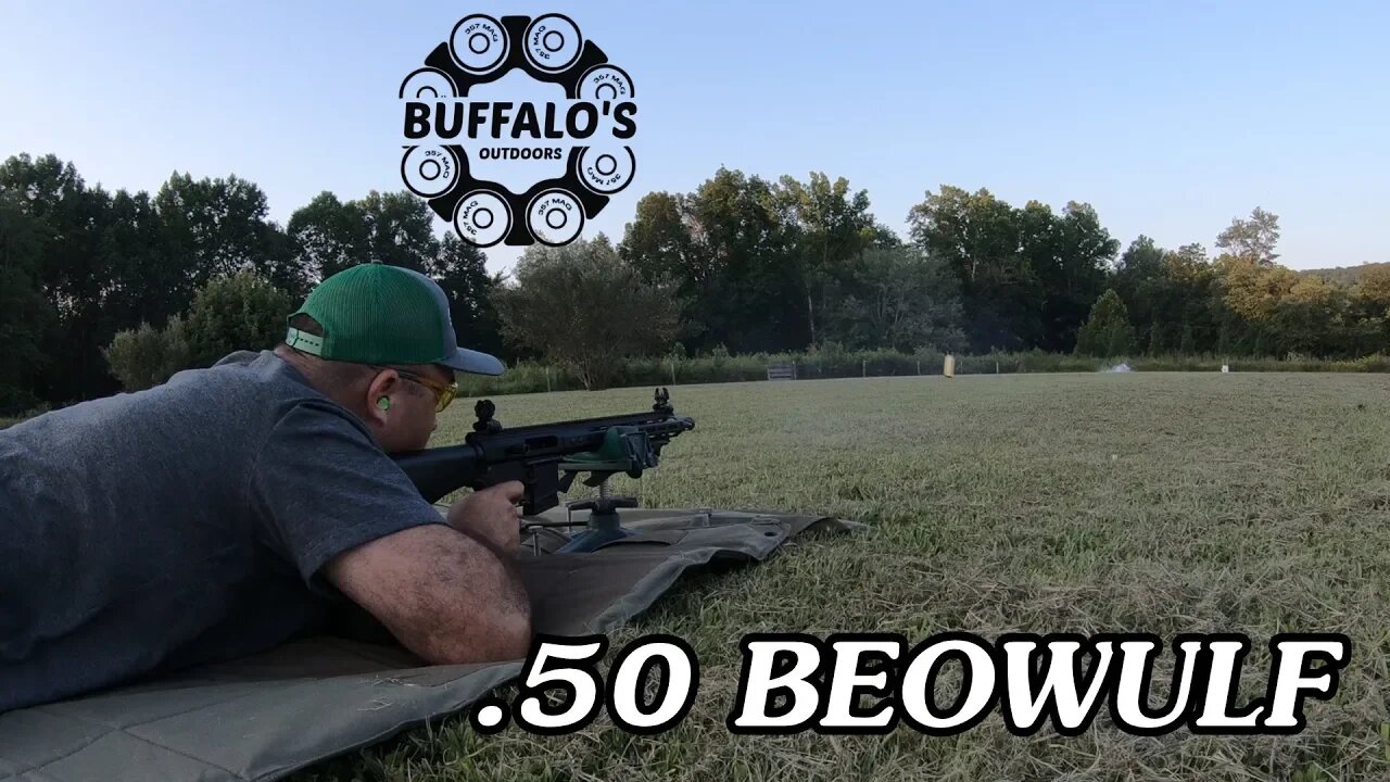 .50 Beowulf 100 yard water test