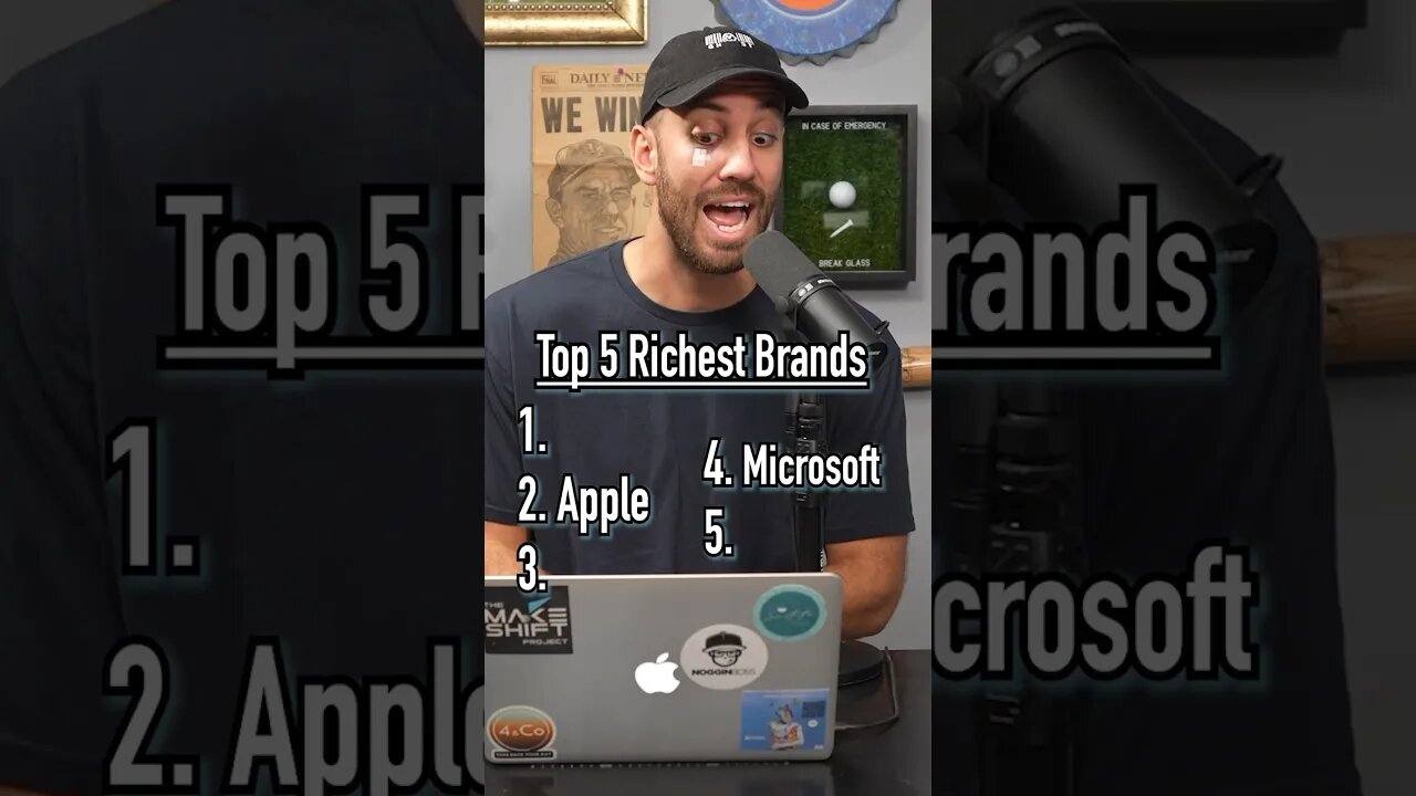 TOP 5 RICHEST BRANDS!! Did He Sweep?! #shorts #top5 #brands #guessinggame #richest #money