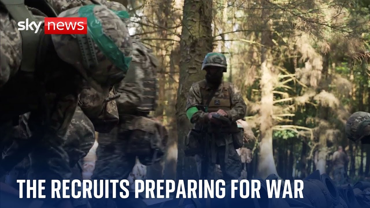 Ukraine war: Meet the military recruits training in the UK