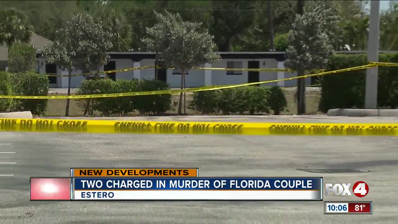 Two charged in Estero double murder