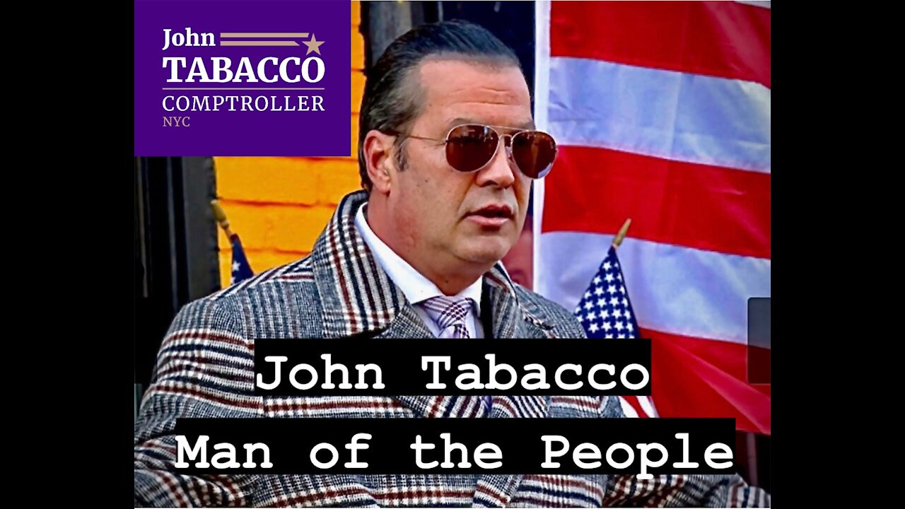 John Tabacco Fighting For The Community to Stop Deblasio.