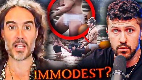 Russell Brand Does Baptism IN HIS UNDERWEAR