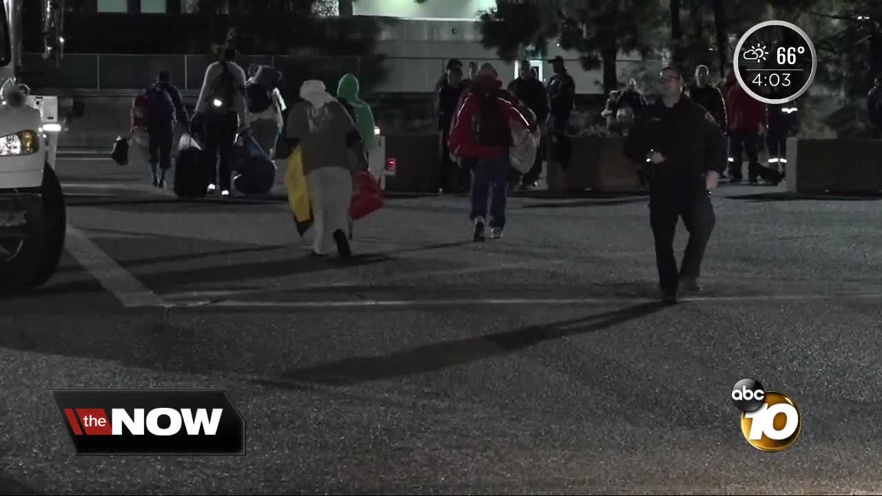 Flooding forces homeless from downtown San Diego shelter