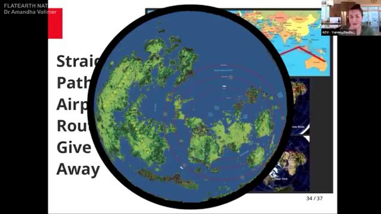 THE PLASMA MOON MAP IS THE CLOSEST, BEST MAP OF FLAT EARTH | DR. AMANDHA VOLLMER & FLATEARTH NATIONS