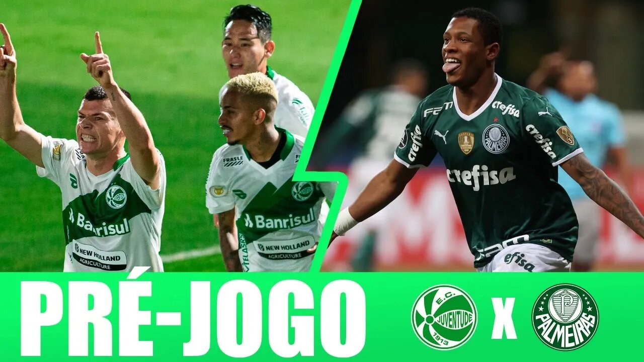 PRÉ-JOGO JUVENTUDE X PALMEIRAS AO VIVO! #palmeiras #campeonatobrasileiro