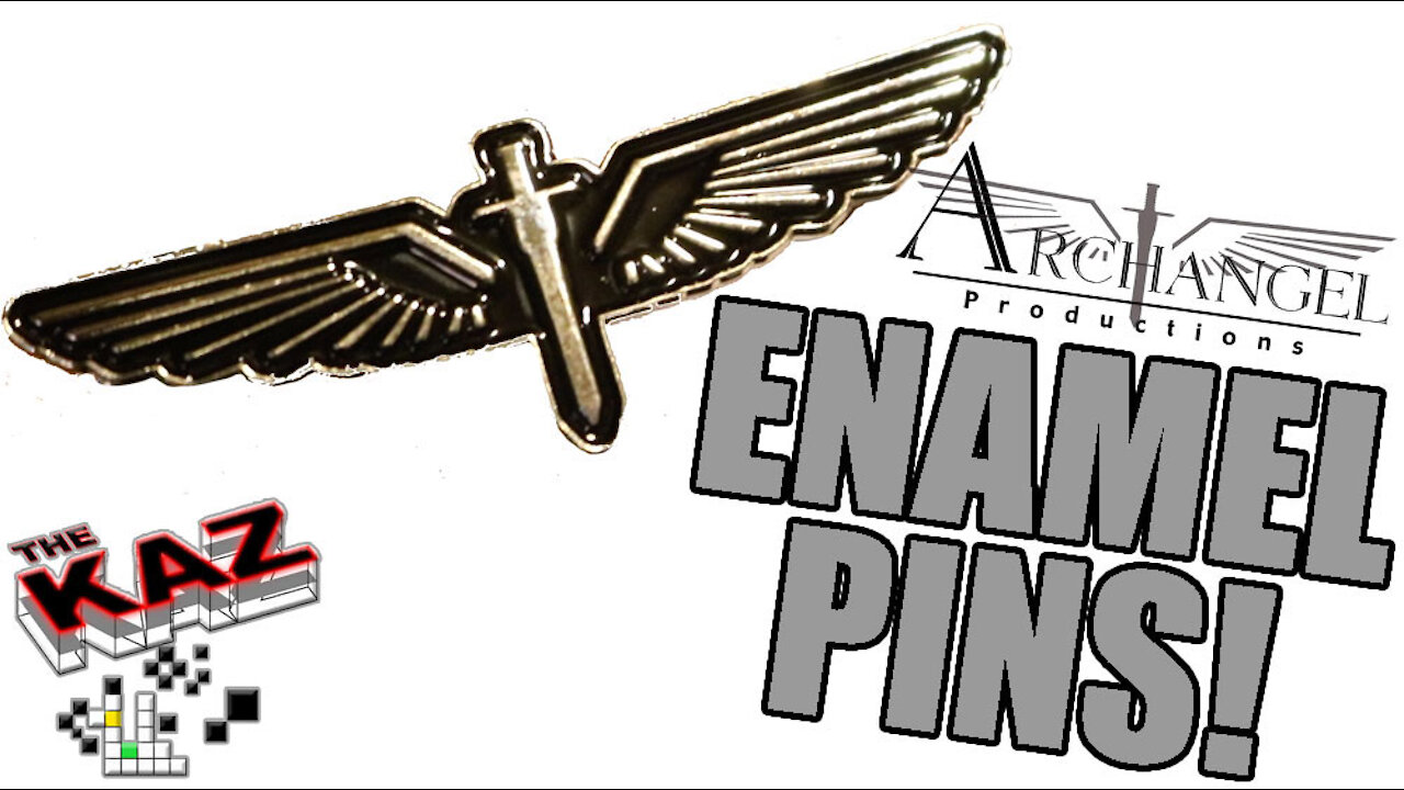 Archangel Productions Logo Enamel Pins