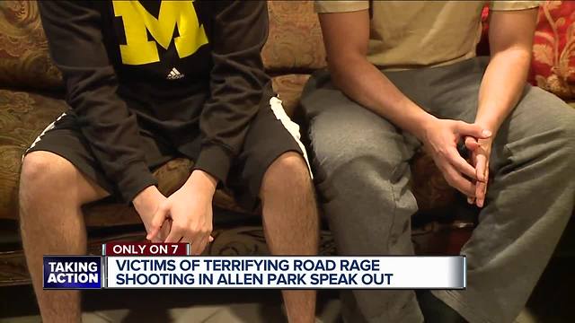 Victims of terrifying road rage shooting in Allen Park speak out