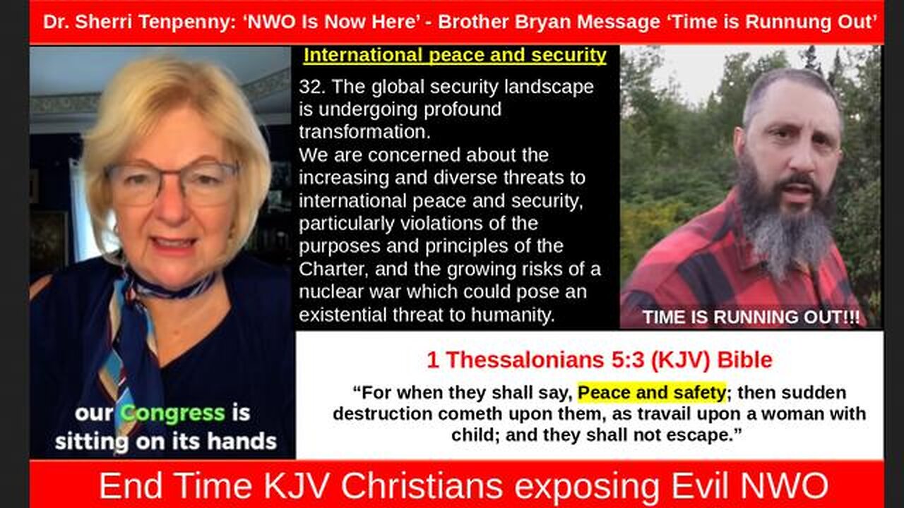 Dr. Sherri Tenpenny: "NWO Is Now Here" Brother Bryan Message ‘Time is Running Out’