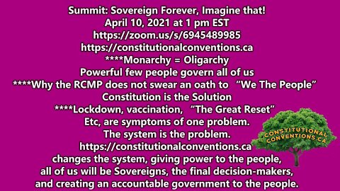 Summit Sovereign Forever, Imagine that! April 10, 2021