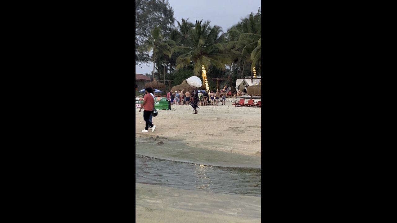 Foreigners beach in Goa