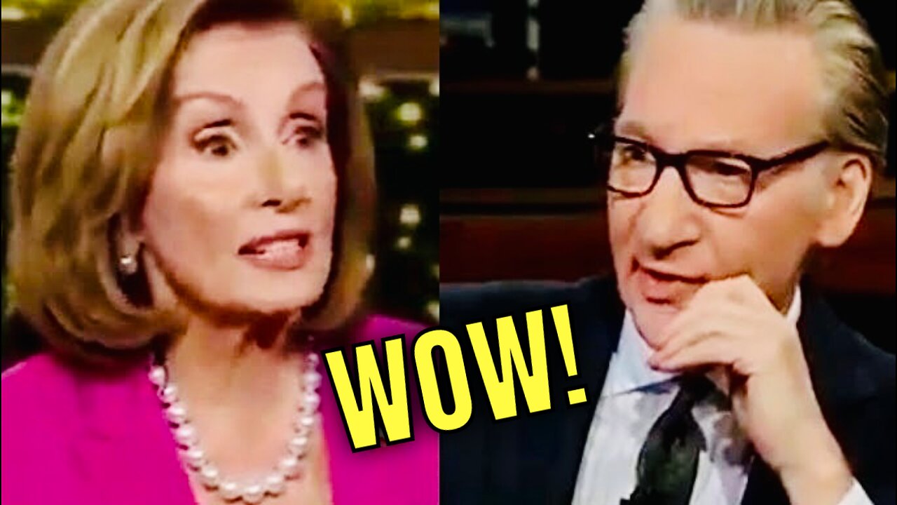 Nancy Pelosi just made this SHOCKING ADMISSION to Bill Maher!