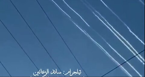 Footage of bottle rockets fired from the Gaza Strip (provided by Israel) - HaloRock