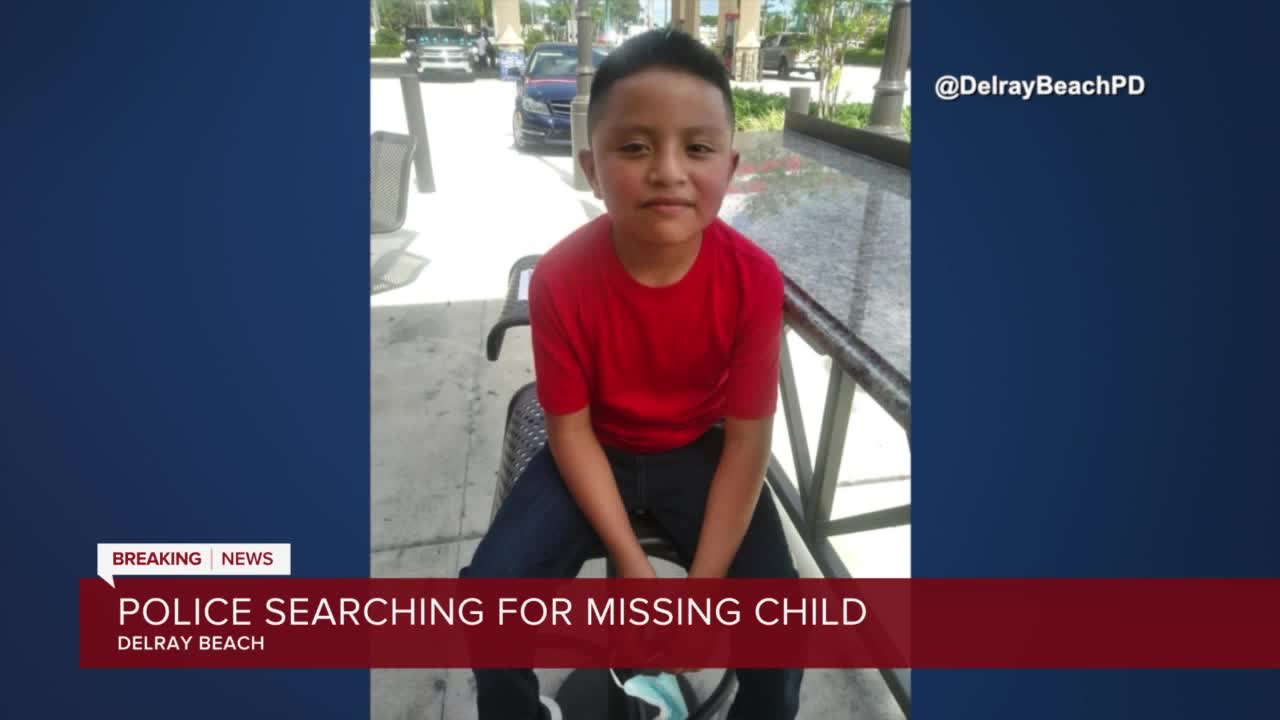 Delray Beach Police looking for missing 7-year-old boy