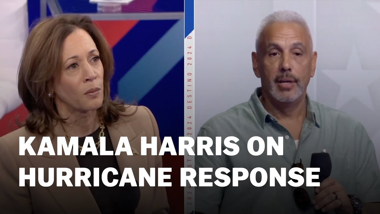 Vice President Kamala Harris On Hurricane Response | Univision Town Hall