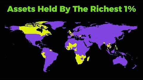 Map: Assets Held By the Richest 1% (2024)