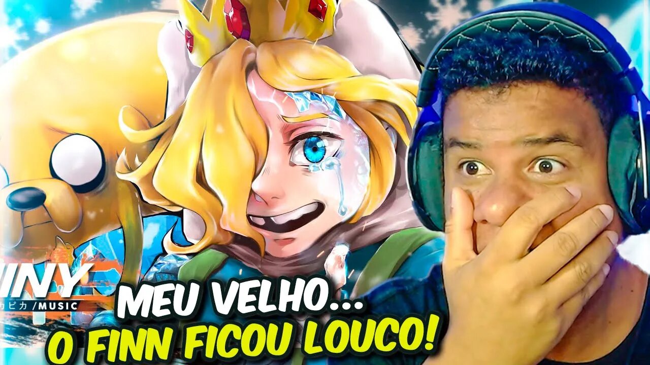 REAGINDO a TÃO FRIO | ICE FINN (Bad End Friends/Hora de Aventura) | Shiny | React Anime Pro