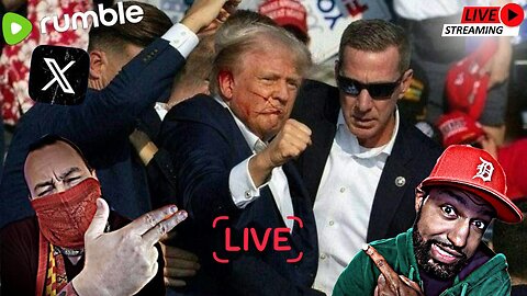 Donald Trump SHOT & Survives Assassination Attempt! LIVE REACTION w #HotepJesus & #CryptoBlood