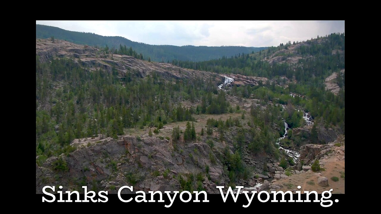 Sinks Canyon Wyoming.