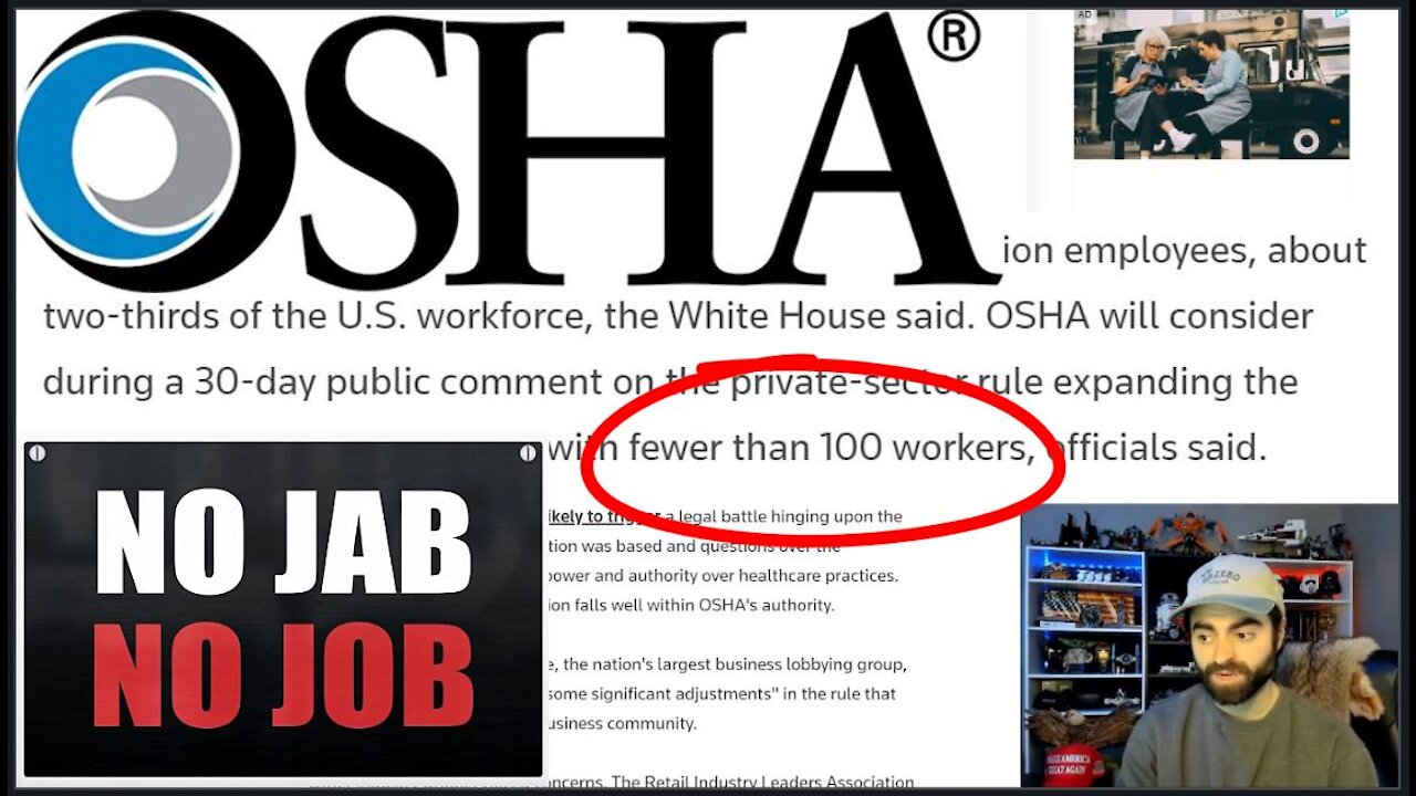 WAR COMING | OSHA To Require EVERY AMERICAN WORKER Take The Experimental Jab!