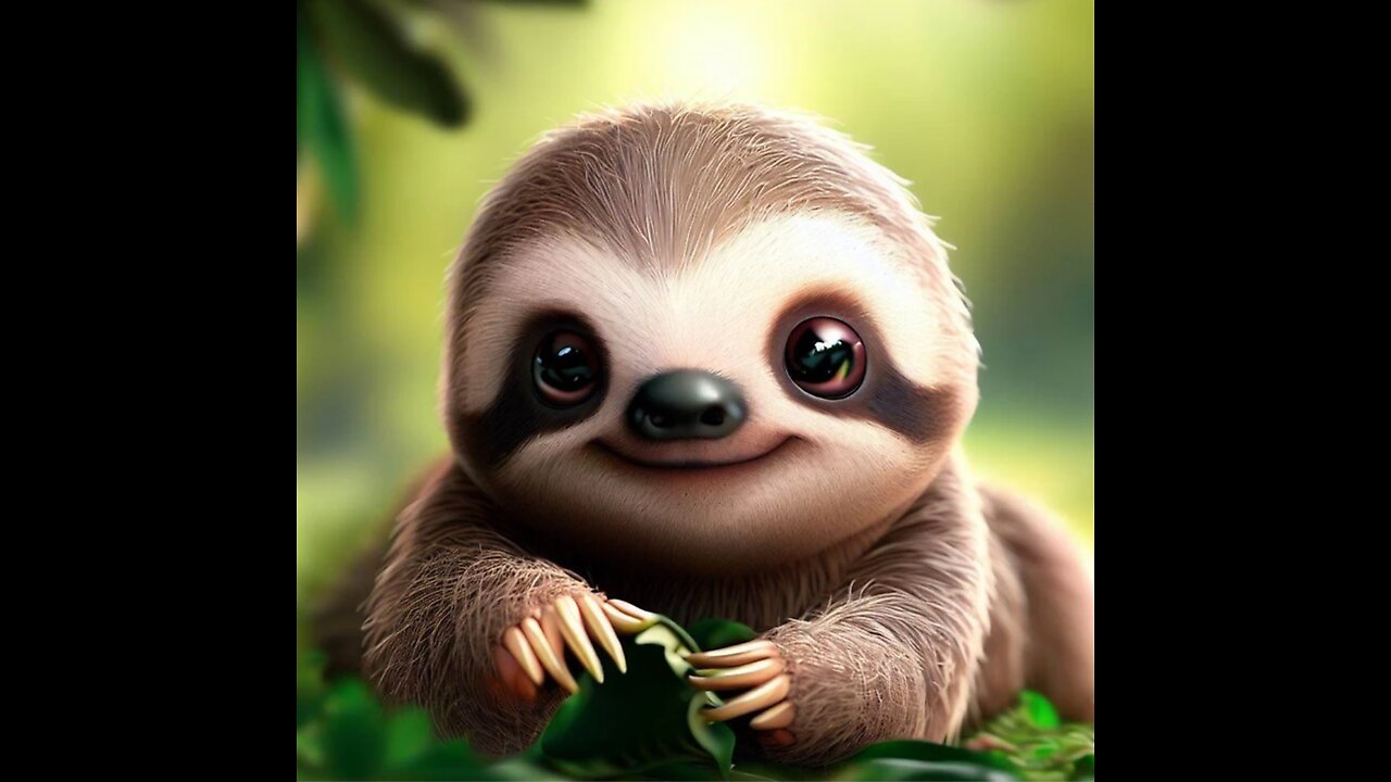 Baby sloths being cute