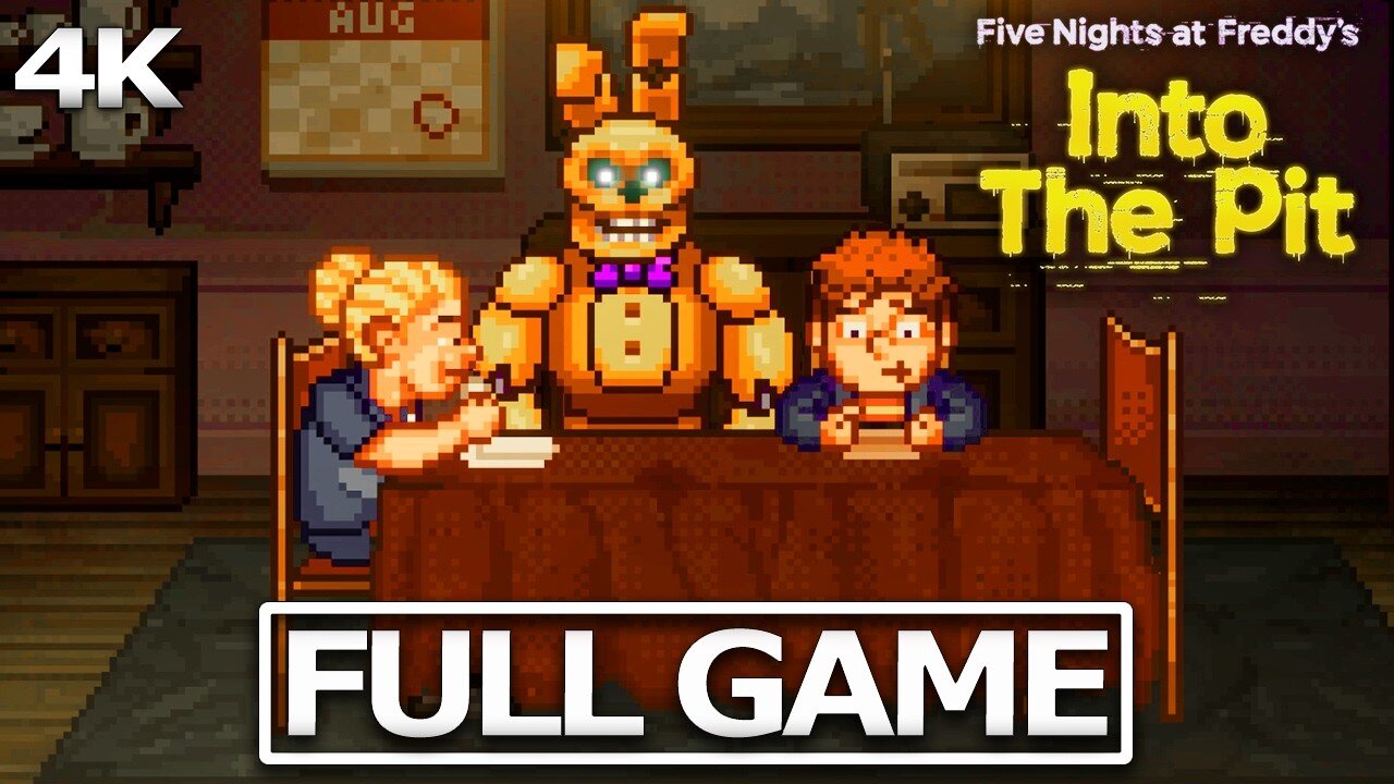 FIVE NIGHTS AT FREDDY S INTO THE PIT Full Gameplay Walkthrough