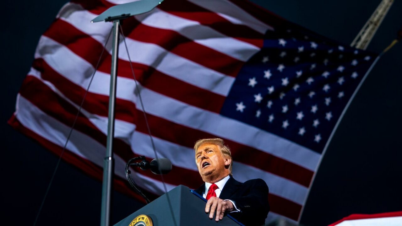 As soon as Donald Trump took the stage at CPAC 2021 live in Orlando, he kissed the American flag.