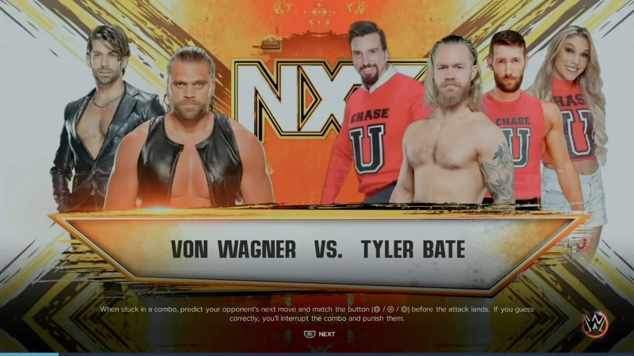 NXT Tyler Bate vs Von Wagner