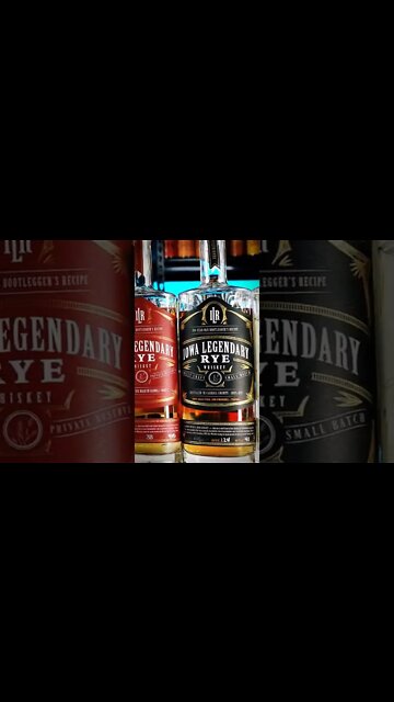 Iowa Legendary Rye Black Label #whiskey #shorts