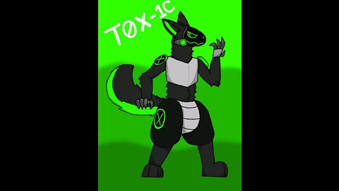 "T0X-1C the Protogen" speedpaint!