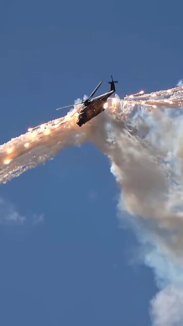 Helicopter airborne power😳