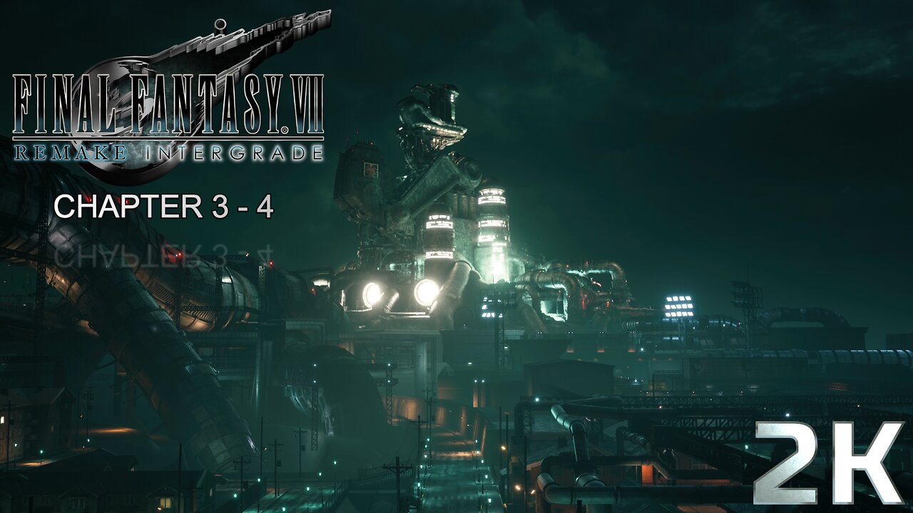 PC Final Fantasy 7 Remake Story Walkthrough No Commentary - Chapter 3 and 4