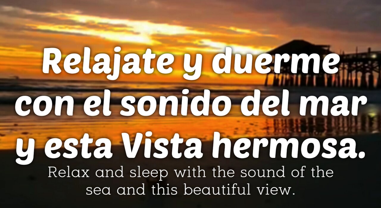 RELAJATE Y LIBERA TU STRESS CON EL SONIDO DEL MAR.