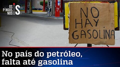 Venezuelanos estão fazendo gasolina caseira
