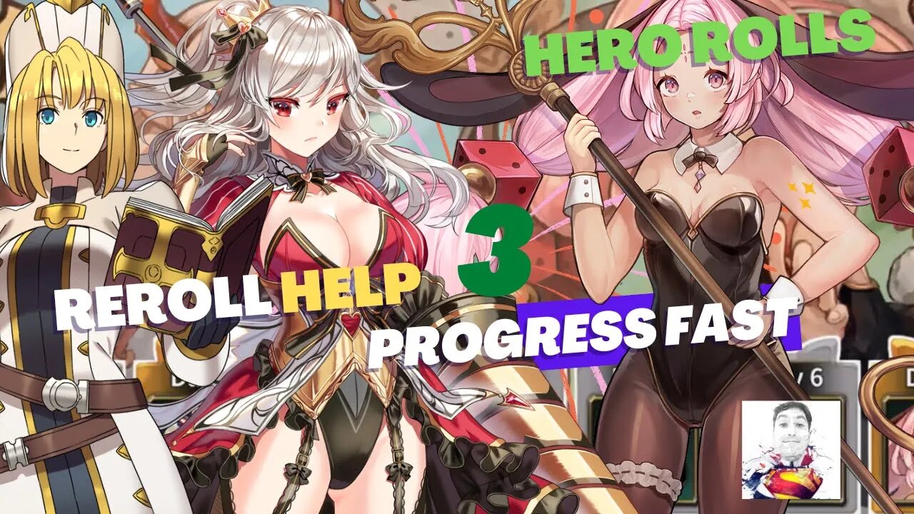 ETERNAL SAGA 3/3: BEGINNER REROLL 2022/2023 - COUPONS+GEMS - PART 3 (ClubWisdom8) Hero Rolls