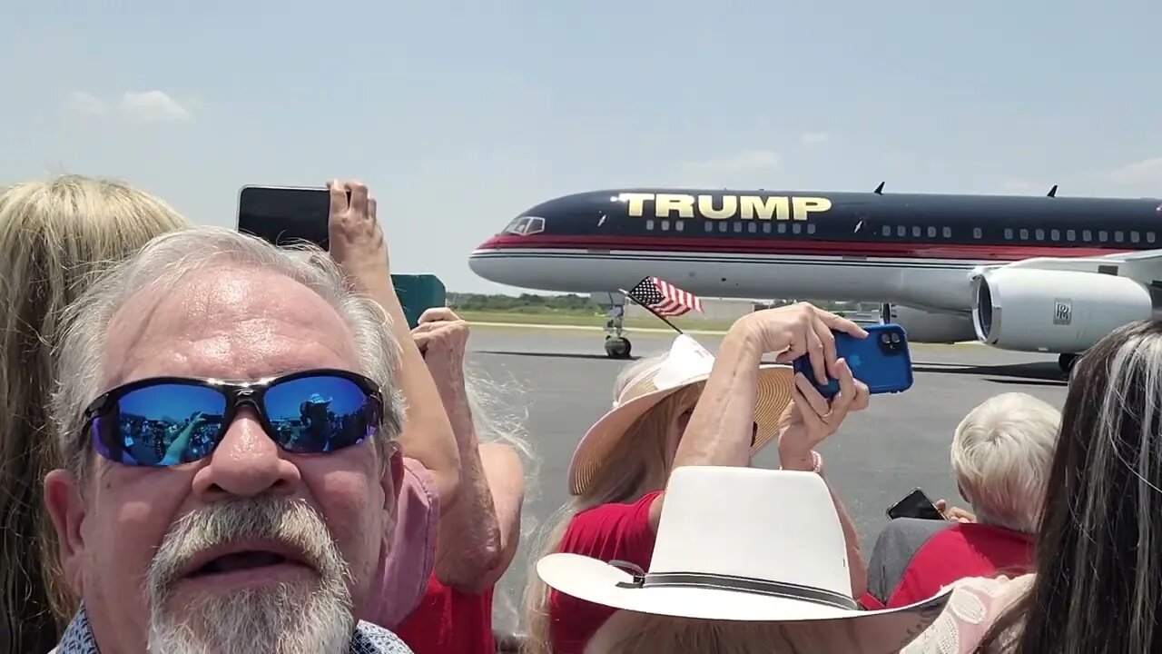 Trump in Columbus GA. I got to shake his hand...again.