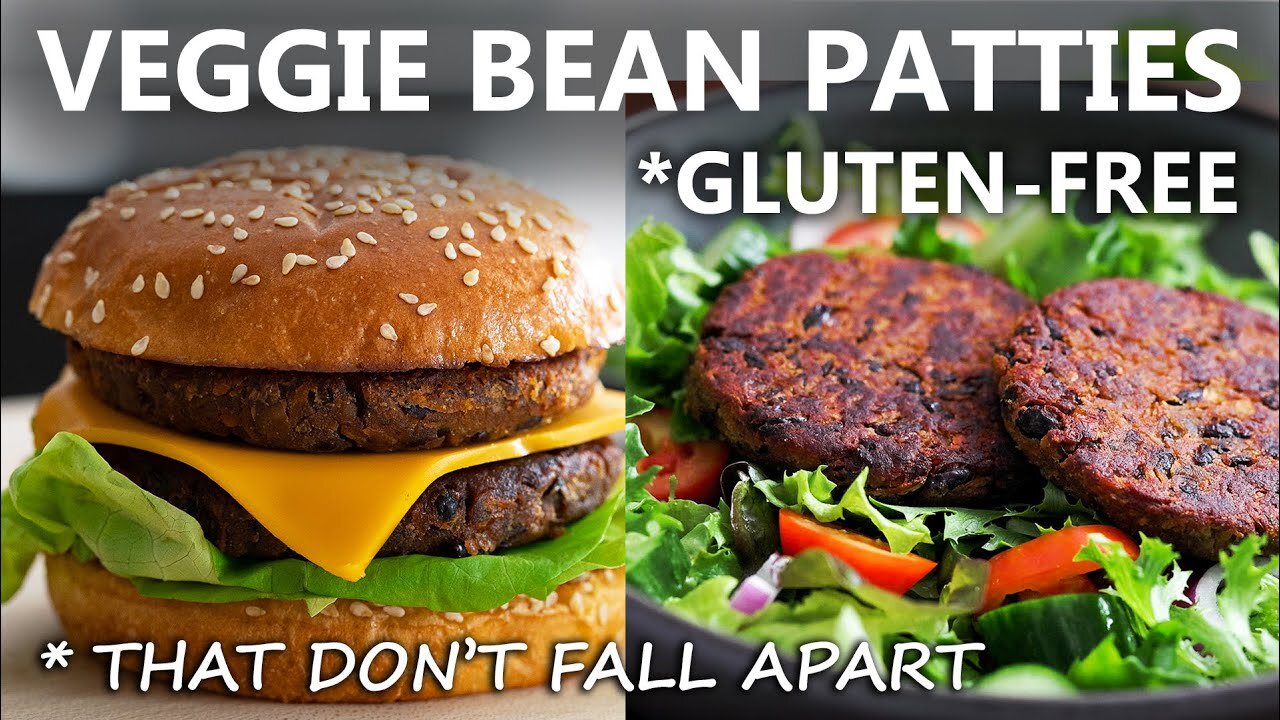 Delicious Veggie Burger Recipe *Gluten Free* - Black Bean Burger Patties