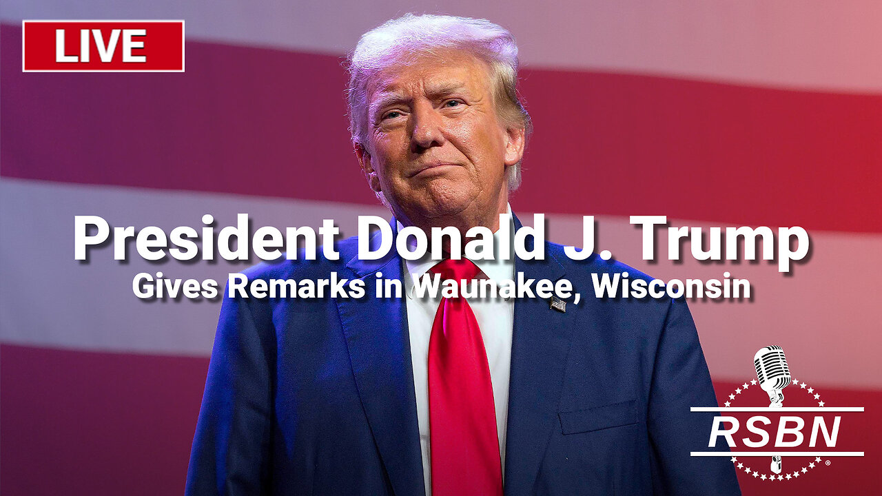 LIVE REPLAY: President Trump Gives Remarks in Waunakee, Wisconsin - 10/1/24