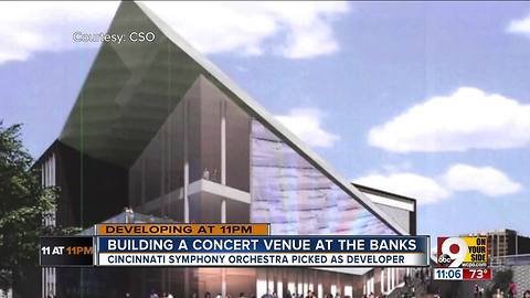 Joint Banks Steering Committee recommends Cincinnati Symphony Orchestra build concert venue